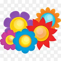 彩色花朵-空若网 彩色花朵-空若网