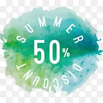 水墨促销标签-空若网 水墨促销标签-空若网