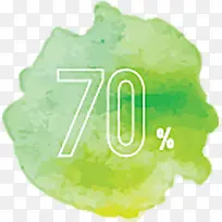 水墨促销标签-空若网 水墨促销标签-空若网