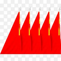 高清摄影手绘红色旗帜-空若网 高清摄影手绘红色旗帜-空若网