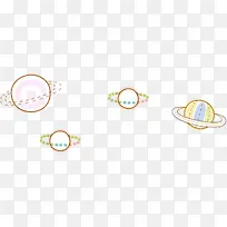 手绘宇宙星球-空若网 手绘宇宙星球-空若网