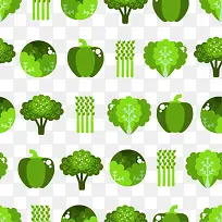卡通清新蔬菜底纹-空若网 卡通清新蔬菜底纹-空若网