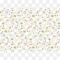 卡通蔬菜背景-空若网 卡通蔬菜背景-空若网