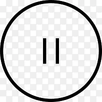 ��ͣ��Բ�ΰ�ťͼ��-������