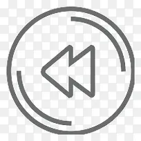 按钮圆以前的Outline-icons-空若网 按钮圆以前的Outline-icons-空若网