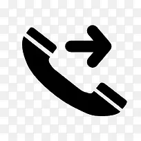电话出箭头UNIVERSAL-LINE-icons-空若网 电话出箭头UNIVERSAL-LINE-icons-空若网