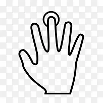 手指点击屏幕图标-空若网 手指点击屏幕图标-空若网