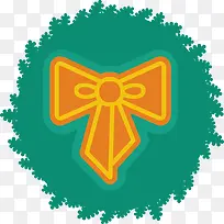 弓圣诞节花环圣诞节花圈-空若网 弓圣诞节花环圣诞节花圈-空若网