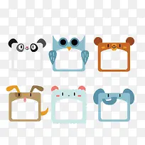 可爱动物边框-空若网 可爱动物边框-空若网