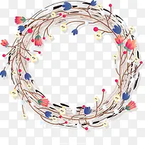 彩色花圈-空若网 彩色花圈-空若网