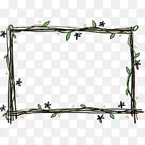 简单大方树枝边框-空若网 简单大方树枝边框-空若网