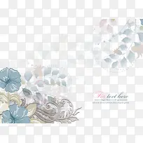 矢量手绘花纹背景素材-空若网 矢量手绘花纹背景素材-空若网