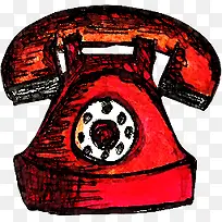 手绘电话电子商务图片-空若网 手绘电话电子商务图片-空若网