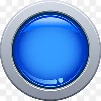 蓝色圆圈按钮-空若网 蓝色圆圈按钮-空若网