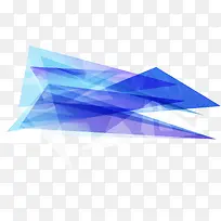 蓝色三角形科技元素-空若网 蓝色三角形科技元素-空若网