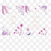 玫红树枝花藤花纹-空若网 玫红树枝花藤花纹-空若网