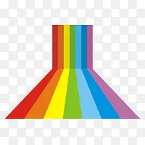 直线向上彩色-空若网 直线向上彩色-空若网