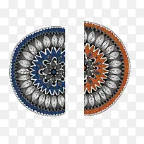 中国圆形对称古典图案-空若网 中国圆形对称古典图案-空若网