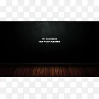 黑色舞台地板字母-空若网 黑色舞台地板字母-空若网