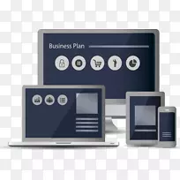 响应式web设计web开发比特币加密货币交换创意商业计划展示ppt-空若网 响应式web设计web开发比特币加密货币交换创意商业计划展示ppt-空若网