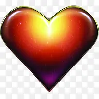 水晶渐变爱心-空若网 水晶渐变爱心-空若网