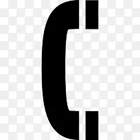 电话状的标志图标-空若网 电话状的标志图标-空若网