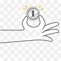 手拿硬币-空若网 手拿硬币-空若网