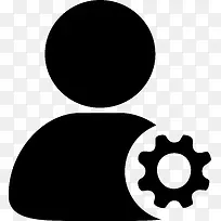 黑色管理员图标-空若网 黑色管理员图标-空若网