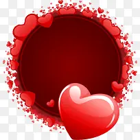 浪漫爱情情人节心形花环-空若网 浪漫爱情情人节心形花环-空若网