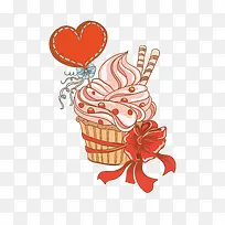 手绘小清新可爱蛋糕-空若网 手绘小清新可爱蛋糕-空若网