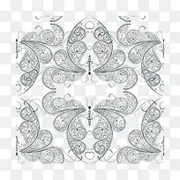 蝴蝶花纹矢量设计-空若网 蝴蝶花纹矢量设计-空若网