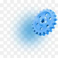 创意摄影效果蓝色的齿轮-空若网 创意摄影效果蓝色的齿轮-空若网