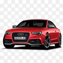 红色Audi座驾-空若网 红色Audi座驾-空若网