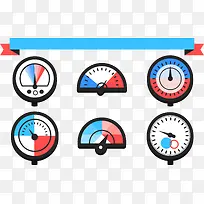 矢量图速度码表-空若网 矢量图速度码表-空若网