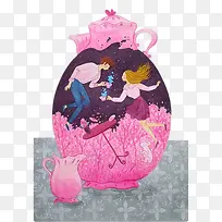 瓶子里的情侣-空若网 瓶子里的情侣-空若网