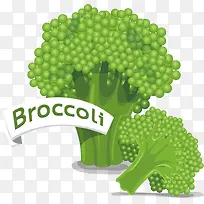 西蓝花蔬菜矢量素材-空若网 西蓝花蔬菜矢量素材-空若网