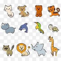 矢量动物-空若网 矢量动物-空若网