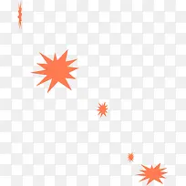 橙色绽放光效-空若网 橙色绽放光效-空若网