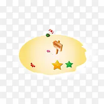 卡通沙滩-空若网 卡通沙滩-空若网