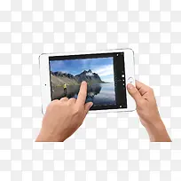手拿ipadmini4-空若网 手拿ipadmini4-空若网
