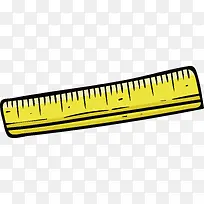 手绘劳动工具矢量尺子素材-空若网 手绘劳动工具矢量尺子素材-空若网