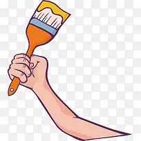 手绘劳动工具矢量毛刷素材-空若网 手绘劳动工具矢量毛刷素材-空若网
