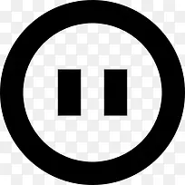 ��ͣ��Բ�ΰ�ťͼ��-������