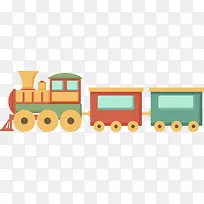 春运卡通多彩小火车-空若网 春运卡通多彩小火车-空若网