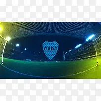 超炫灯光足球场创意变形摄影-空若网 超炫灯光足球场创意变形摄影-空若网