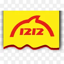 双十二立体旗帜标志-空若网 双十二立体旗帜标志-空若网