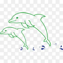 海豚png矢量素材-空若网 海豚png矢量素材-空若网