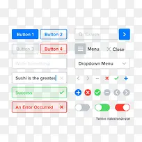 ���APPui�ؼ��ϼ�PSDԴ�ļ�-������