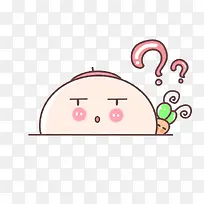 问号卡通漂浮-空若网 问号卡通漂浮-空若网