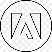 Adobe的标志图标-空若网 Adobe的标志图标-空若网